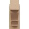 Ekena Millwork 6-in W x 14-in D x 14-in H Balboa Block Rough Cedar Woodgrain TimberThane Outlooker, Primed Tan OUTUR060X14X14BOA44RCPR - alternate 3